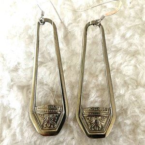 Vintage Silver Drop Earrings